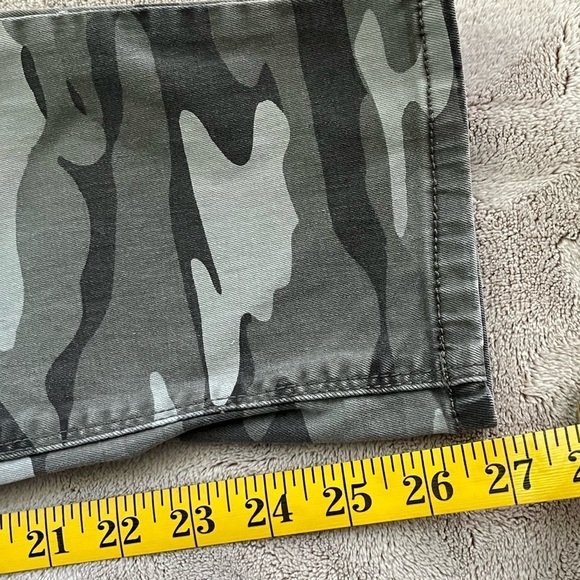 Democracy "Ab" Technology Gray Camo Pants Size 12 Support Comfort Stretch - Picture 10 of 10